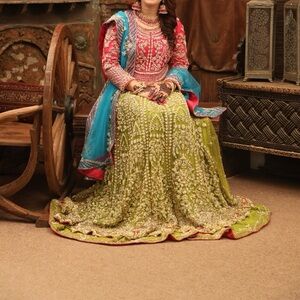 Embroidered Multicolor Traditional Dress